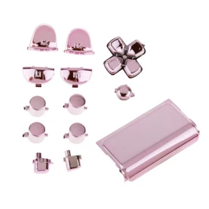 Replace PC Plating Buttons and Touchpad for PS4 Game Controller Shell Pink - Bild 1 von 4