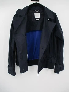 GEOX RESPIRA Womens Jacket 8 Blue Button Front Long Sleeve Casual Outerwear - Picture 1 of 17