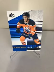 2019-20 Upper Deck SP Retail Authentic Profiles Blue Connor McDavid #AP-CM - Picture 1 of 6