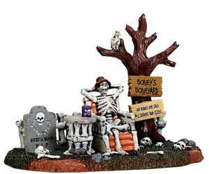 Lemax Spooky Town Halloween WELCOME TO THE BONEYARD #73296 NRFB Tischakzent * - Bild 1 von 4