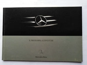MERCEDES BENZ PROGRAMMA AUTOVETTURE BROCHURE DI VENDITA NUOVA (539) - Foto 1 di 7