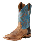 Men's Classic Durable Round Toe Embroidered Western Cowboy Boots