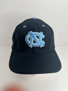 UNC University of North Carolina Baseball Cap New Era Size 7 1/2 Dark Blue Hat - Picture 1 of 3