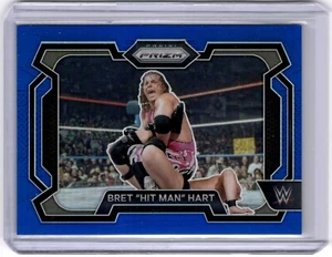 Bret "Hit Man" Hart 2024 Panini Prizm WWE Blue Prizm #26 WWE Legends #097/199 - Picture 1 of 2