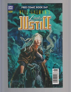 NEIL GAIMAN'S LADY JUSTICE #1 (2015 Free Comic Book Day FCBD, Dan Brereton) NM- - Imagen 1 de 2