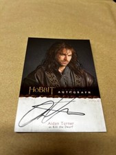 2014 The Hobbit: An Unexpected Journey Aidan Turner as Kili the Dwarf Autograph