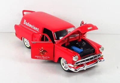SpecCast 1:24 1954 Chevrolet Sedan Delivery Bank Budweiser Red No. 54001 1:24? - Image 1 of 4