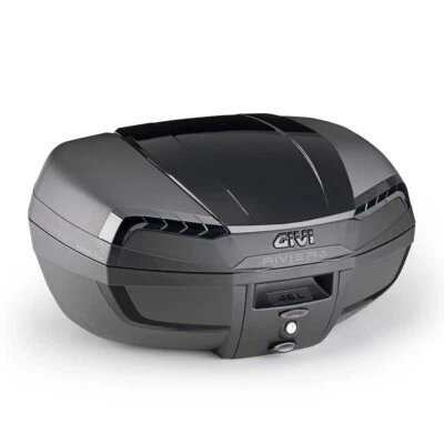 BAULETTO GIVI E46NB 46L NERO RIVIERA BLACK EDITI MONOLOCK CON PIASTRA UNIVERSALE - Immagine 1 di 3
