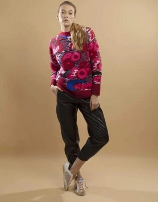 $1150 NUEVO CON ETIQUETAS Sudadera Stella McCartney Floral Rosa Multi Jacquard Talla 38 😍 Foto 1 de 4