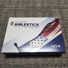 Military BibleStick Dedicated Audio Headphone Bible Player New Testament NIV