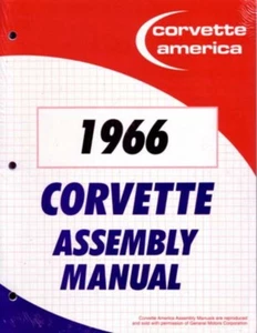 1966 Chevrolet Corvette Assembly Manual Book Rebuild Instructions Illustrations - Picture 1 of 1