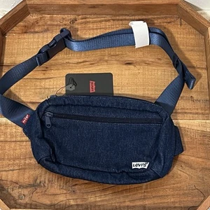 Levi's Jeans Denim Bolso Cinturón Riñonera Pecho Cartera Ajustable NUEVO - Imagen 1 de 4