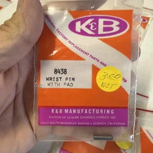 K&B Wrist Pin With Pad Part Number 8438 - Picture 1 of 6