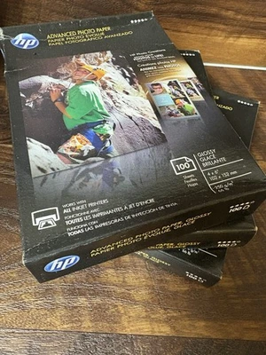 HP Everyday 4x6 Photo Paper 100 Sheets Glossy New Sealed Free Shipping Lot 3 - Image 1 of 4