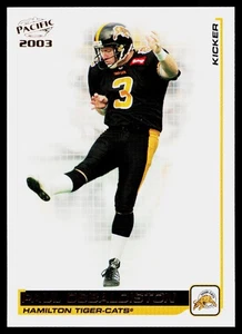 2003 Pacific CFL - Paul Osbaldiston #46 - Hamilton Tiger-Cats - Picture 1 of 2