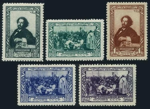 Rusia #952-956 Como Nuevo NH Completo 1944 Cosacos Respuesta al Sultán Mohammed IV - Imagen 1 de 1