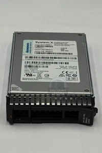Lenovo System X 3.84TB SSD SAS 6G MLC 2.5i" 00NA675 SDLLOCDR-038T-5CLE w/ Tray - Afbeelding 1 van 8