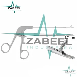 PINZAS DE AGARRE AHUECADAS DENTADAS RECTAS, Ø 2,7 MM, MANGO DE BLOQUEO 12,5 CM por ZaBeel - Imagen 1 de 6