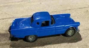 Vintage TootsieToy Blue 1956 Blue Ford T-Bird 7" Plastic Body Made In USA - Picture 1 of 11