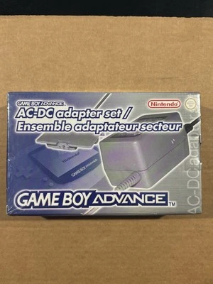 AC-DC ADAPTER SET, ALIMENTATORE 220V ORIGINALE NINITENDO GAME BOY ADVANCE  NUOVO - Immagine 1 di 4