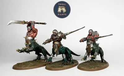 Warhammer - Age of Sigmar - Warriors of Chaos - 3 Dragon Ogres - Image 1 of 4