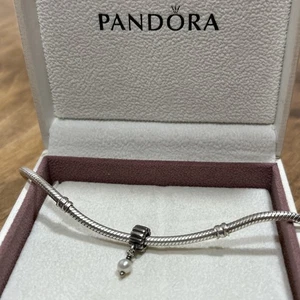 Pandora Retired Sterling Silver Pearl Juni Birthstone Dangle - 790166P - Bild 1 von 7