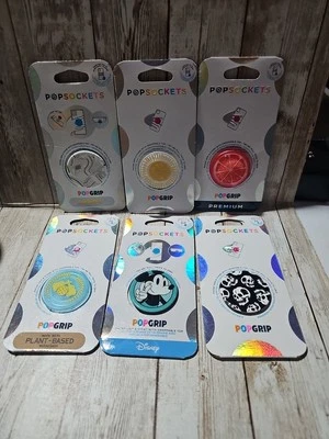 Lot 6X PopSockets Phone Grip PopSocket Pop Socket PopGrip iPhone Samsung Holder - Image 1 of 4