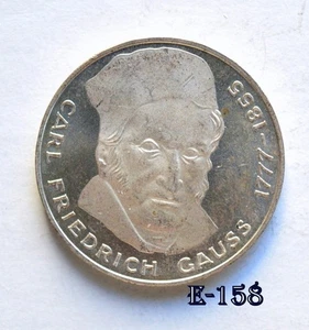 1977 Germany 5 Mark Silver AU (E158) FREE SHIPPING - Picture 1 of 2