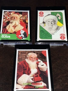 Topps 2025 Holiday Baseball Santa Card Lot 3 Cards Case Hit Christmas Cards - Picture 1 of 16