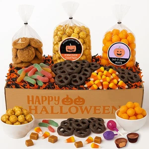 Confezione Regalo Halloween Dolcetti o Trattamenti Confezione Cura Caramelle e Snack per Ragazzi Ragazze - Foto 1 di 12