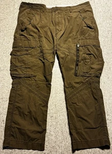 Polo Ralph Lauren Uomo 42/30 Surplus Fit RL-067 Pantaloni Cargo Militare Verde Esercito - Foto 1 di 17