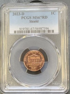 Centavo Lincoln Shield 2023 D 1 c graduación profesional MS67RD - Imagen 1 de 2