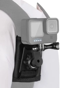 Backpack Strap Shoulder Chest Mount for GoPro AKASO Insta360 OSMO Action Camera  - Picture 1 of 7