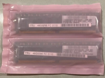IBM 3110-9402 64MB (2x 32MB) Main Storage Memory Kit 46G0296 39H8312 - Image 1 of 2