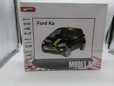 Ford Ka black with green stripe 1/24 1 24 MONDO MOTORS MOTORMAX Kit sealed §§ - Immagine 1 di 3