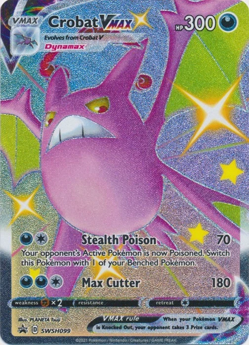Holo Crobat VMAX SWSH099 Sword & Shield Promo Cards  Pokemon TCG - Image 1 of 1