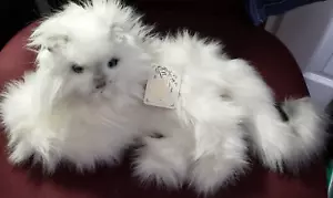 Yomiko Plush Realistic Persian Cat Shaggy Furry Russ Stuffed Animal Easter Gift - Picture 1 of 9