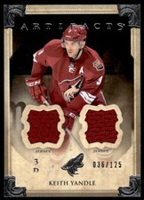 2013-14 Upper Deck Artifacts Jersey / Silver Keith Yandle 036/125 Phoenix