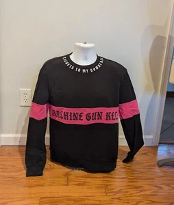 Machine Gun Kelly Med MGK Official Sweatshirt Tickets To My Downfall Black Pink - Picture 1 of 4