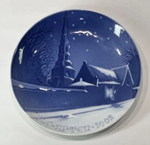 Vintage 1908  B&G Bing & Grondahl Christmas Plate St. Petri Church - Picture 1 of 2