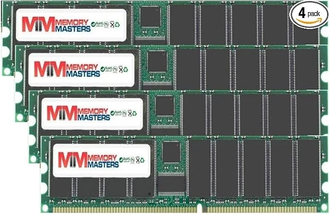 4GB (4x1GB) Dell PowerEdge 600SC 6600 6650 Server Memory RAM - Image 1 of 1
