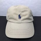 Ralph Lauren Polo Hat Cap Strap Back Brown Blue Pony Adjustable Boys Youth 4-7