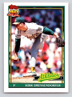 1991 Topps Traded - Kirk Dressendorfer #35T (RC) - Image 1 of 2