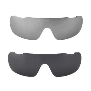Walleva Dos Pares de Lentes Polarizadas para Gafas de Sol POC Blade - Titanio + Negro - Imagen 1 de 8