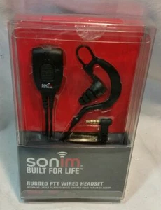 Sonim Built For Life Rugged PTT Wired Headset RWRHS-10001-U NEW SEALED - Picture 1 of 3