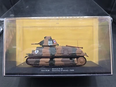 EAGLEMOSS SOMUA S-35 1ere DLM QUESNOY (FRANCE) 1940 MINT BOXED STILL SEALED. - Image 1 of 4