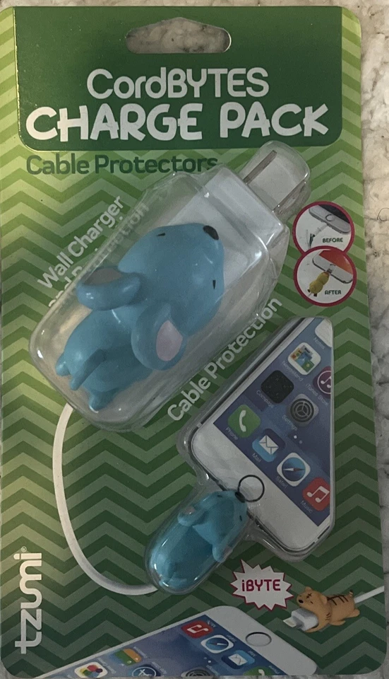 Paquete de carga Cordbytes - Tzumi - ratón azul Foto 1 de 2