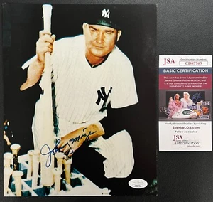 Johnny Mize Signed Color Photo JSA w/COA MLB N.Y Yankees/S.L Cardinals HOF 1981! - Picture 1 of 4