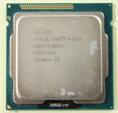 Intel i3-3220 SR0RG 3.30GHz Dual-Core FCLGA1155 CPU Processor - Image 1 of 4