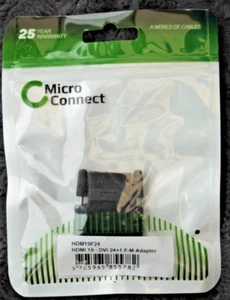 Adaptador MicroConnect HDM19F24 HDMI 19 - DVI 24+1 F-M - Nuevo - Imagen 1 de 6